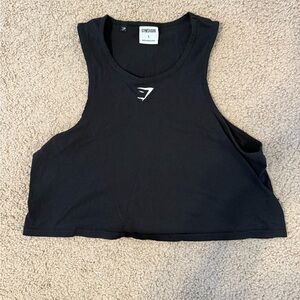 Gymshark Women's Cropped Lifting Tank - Black